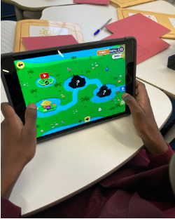 photo of ipad use in class