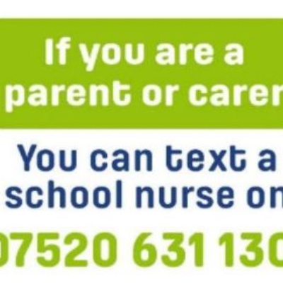 Highlighting a message from Southwark about being able to contact a school nurse to discuss your child's needs.